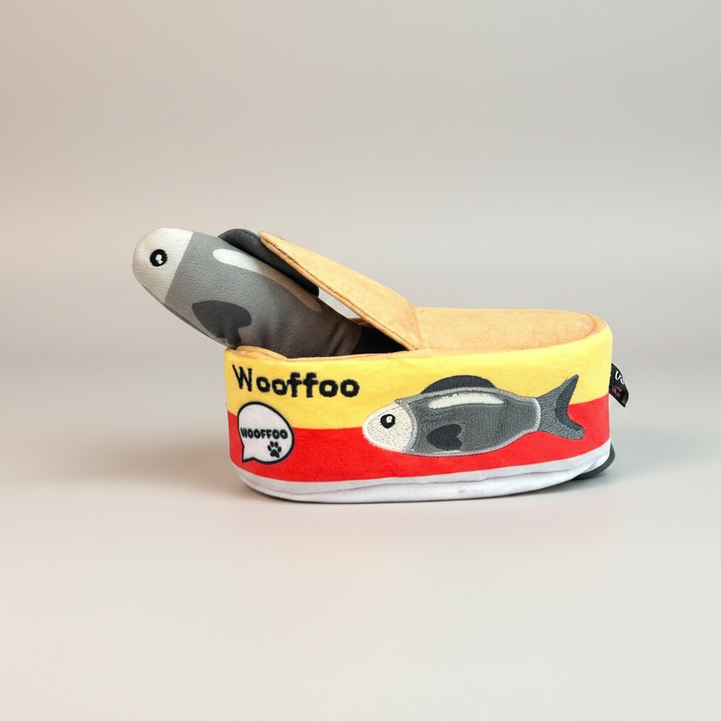 Wooffoo Black Bean Fish Nosework Pet Toys