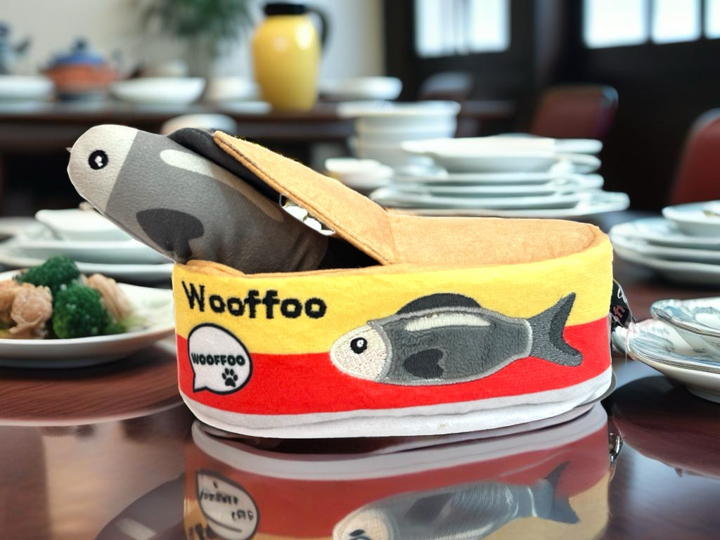 Wooffoo Black Bean Fish Nosework Dog Toys